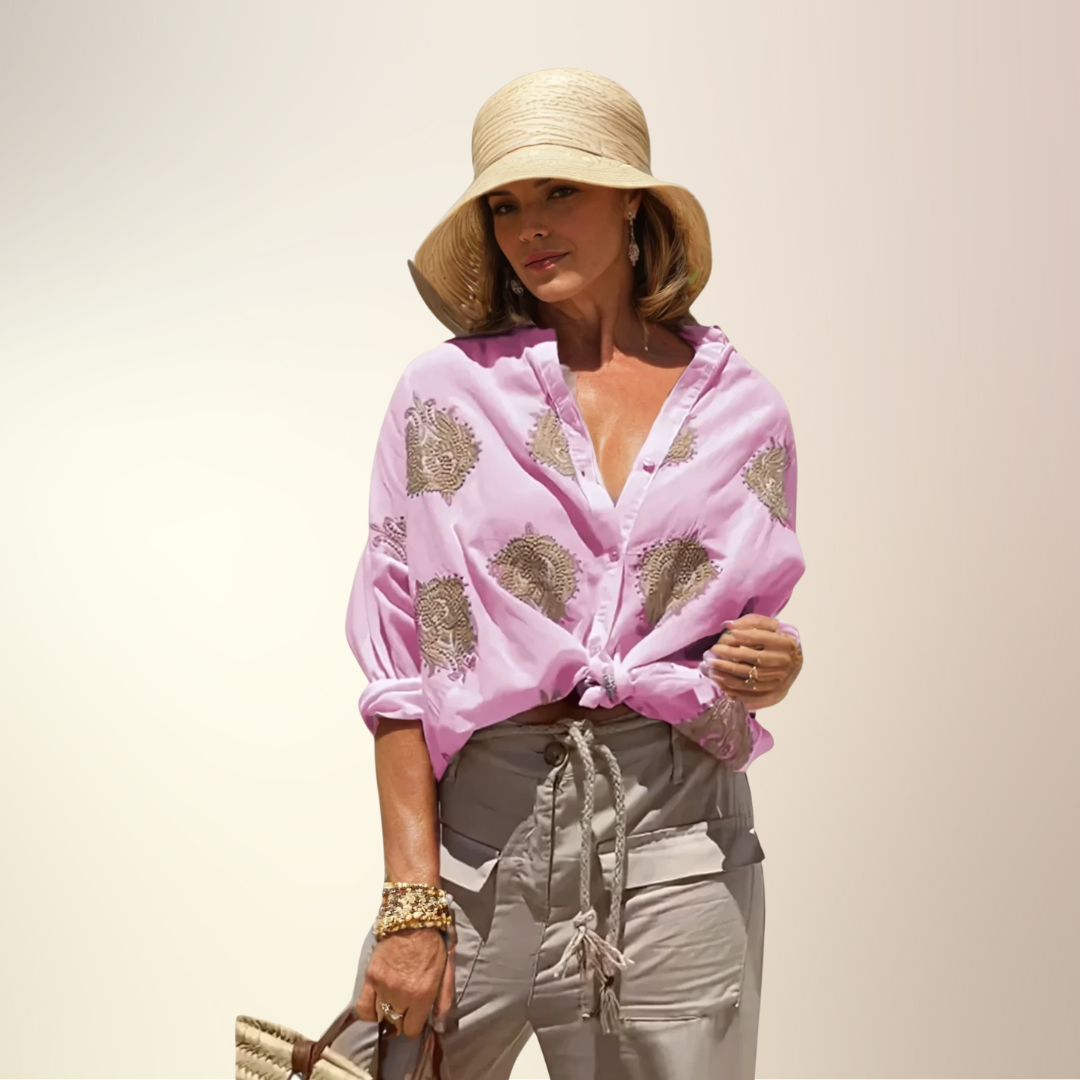 Elina Stylish Embroidered Shirt