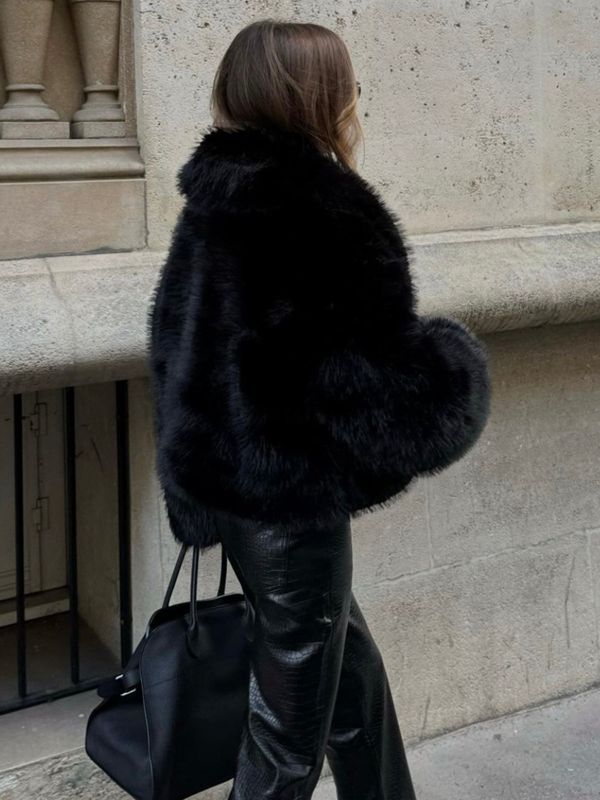 Aurora Faux Fur Collar Jacket