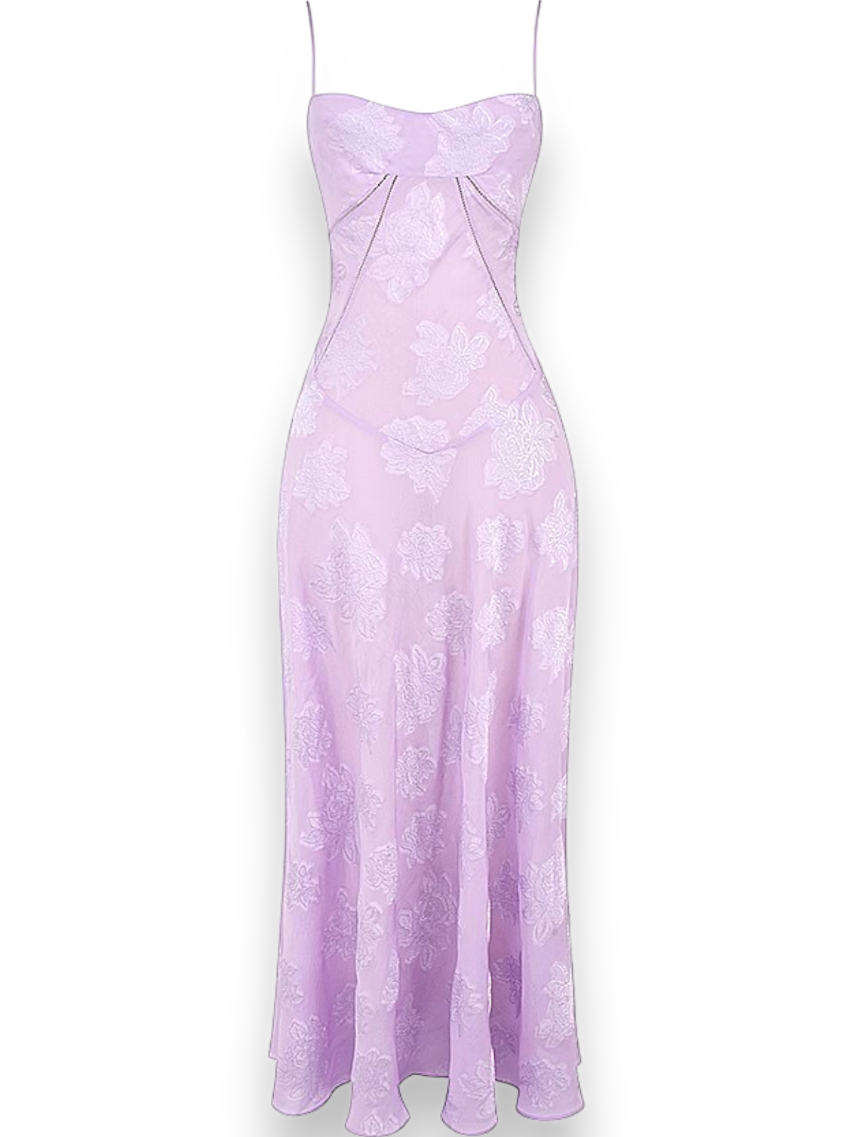 Amara Blossom Purple Floral Vintage Gown