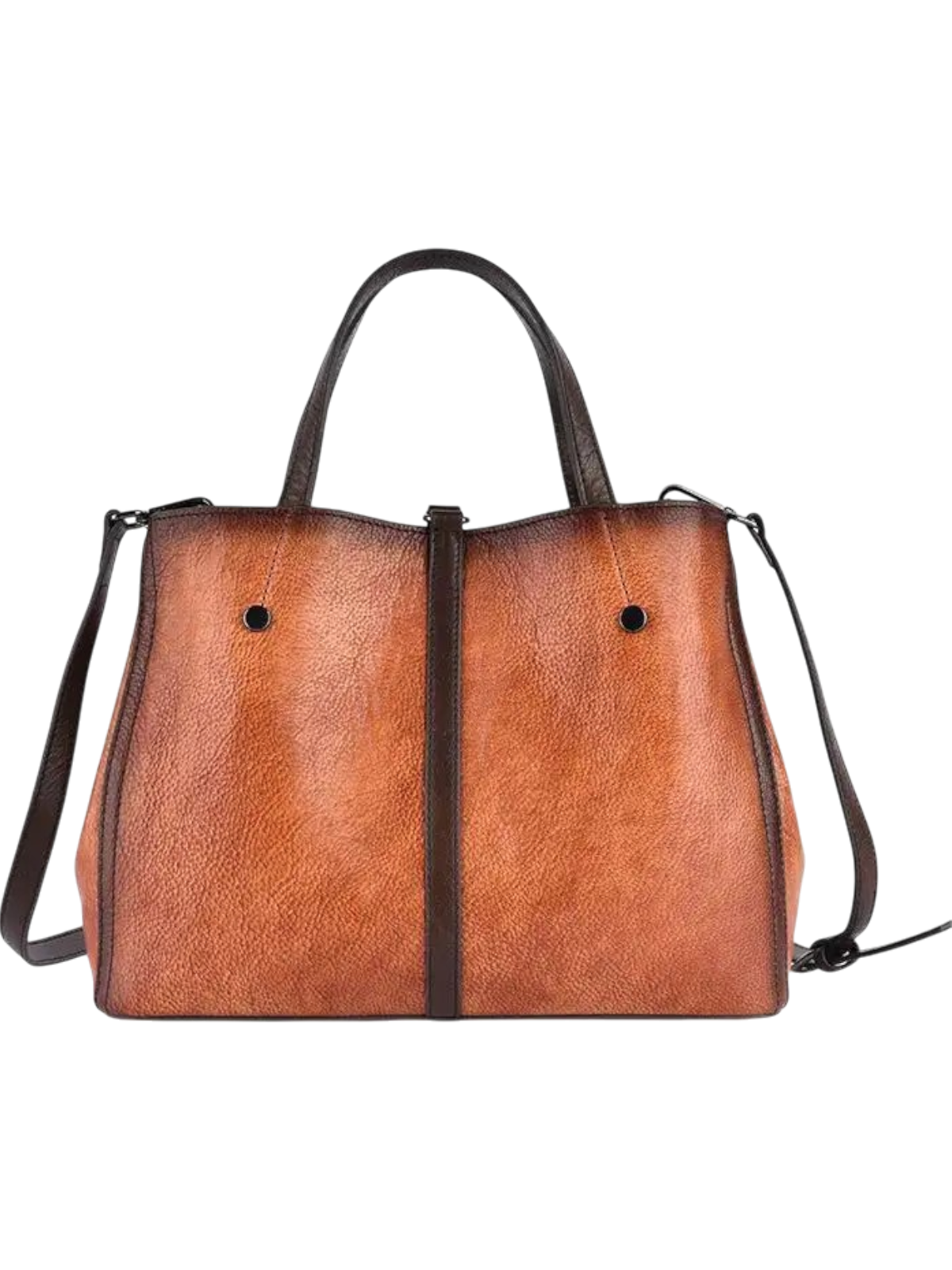 Ember Genuine Vintage Floral Embroidered Leather Tote Bag