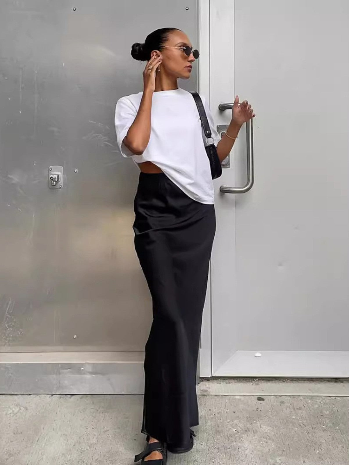 Lira Utilitarian Loungewear Maxi Skirt