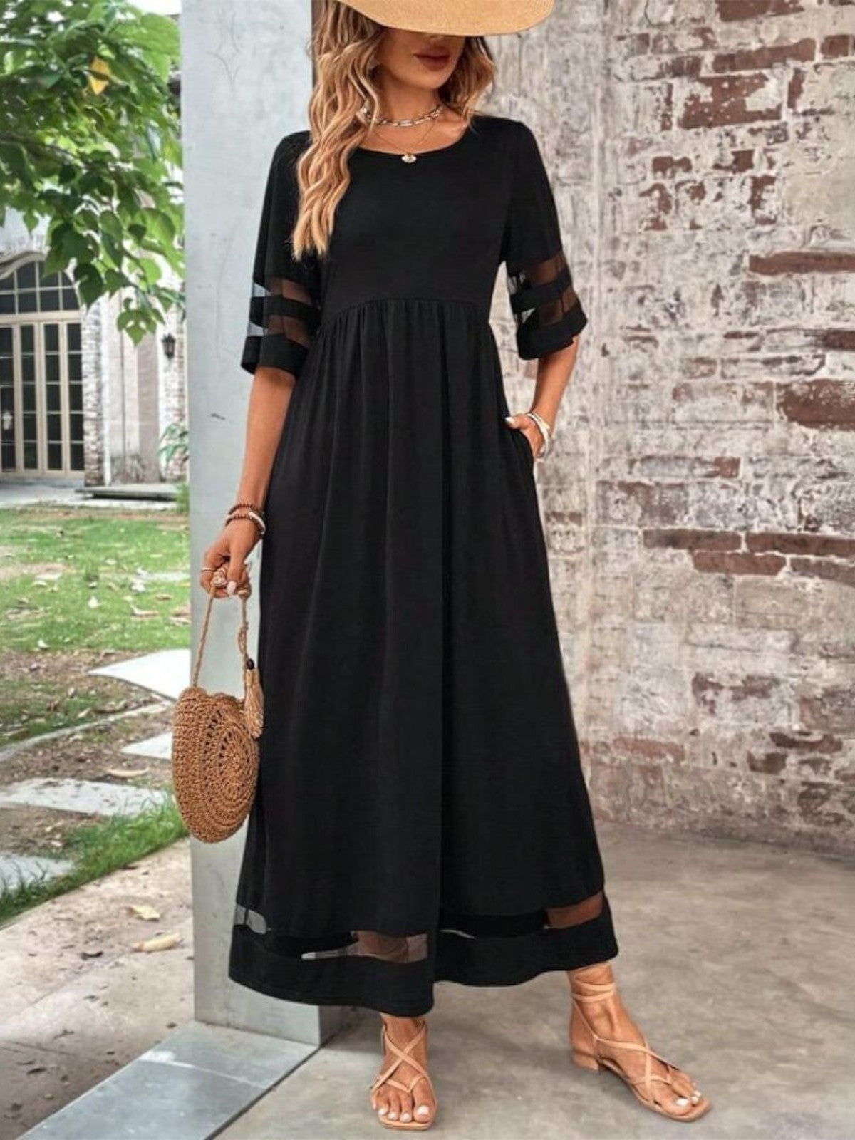 Esme Chic Tummy Flattering Coverage Dress