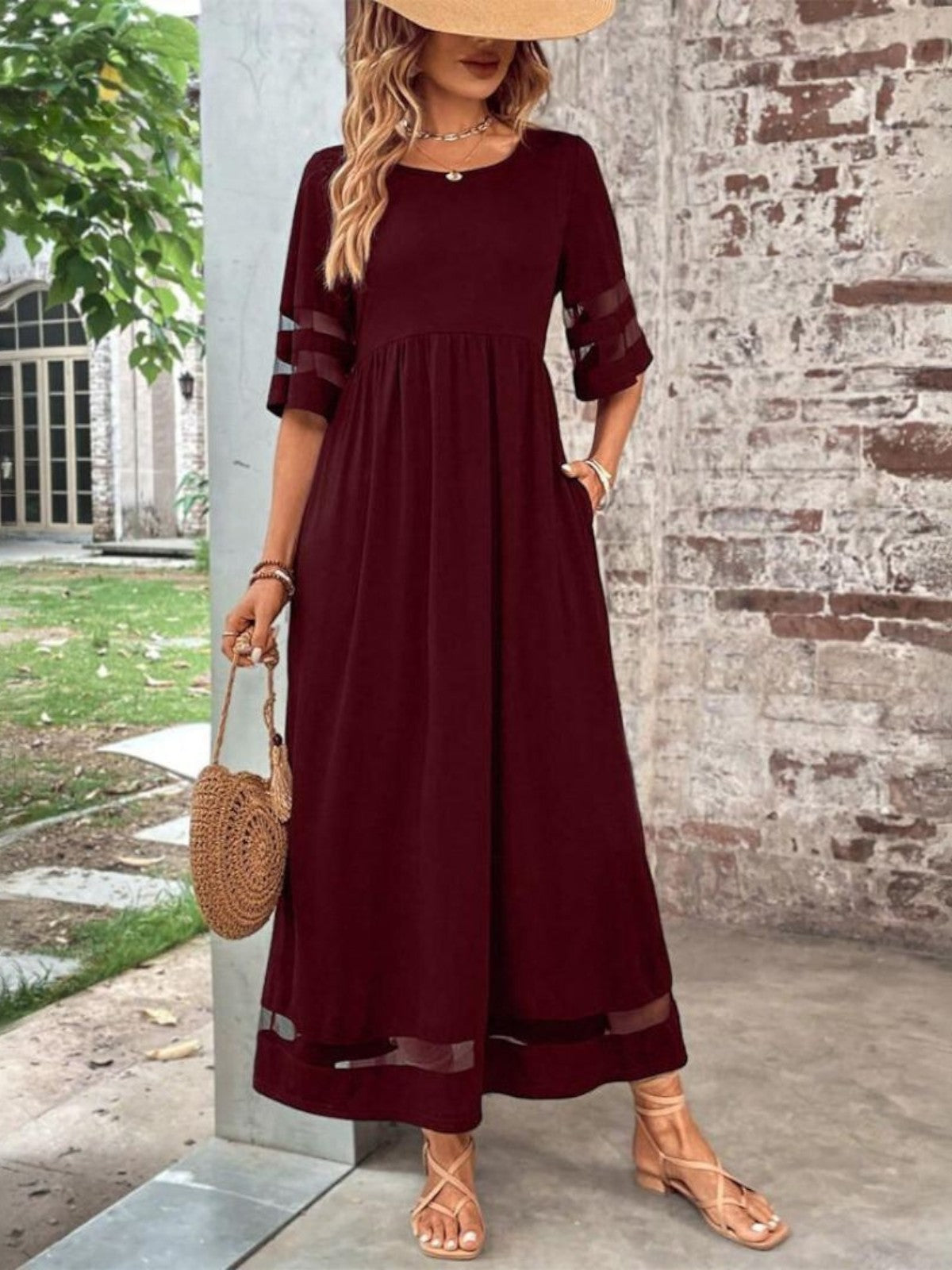 Esme Chic Tummy Flattering Coverage Dress