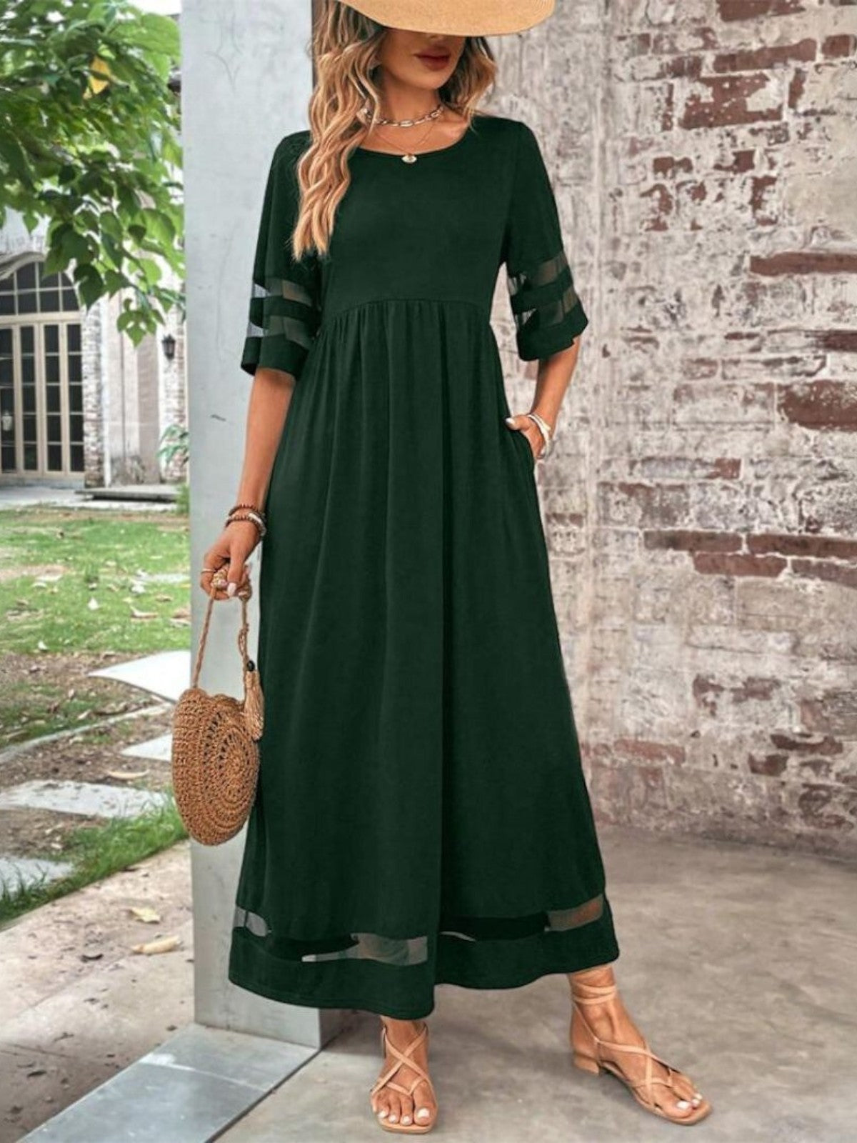 Esme Chic Tummy Flattering Coverage Dress