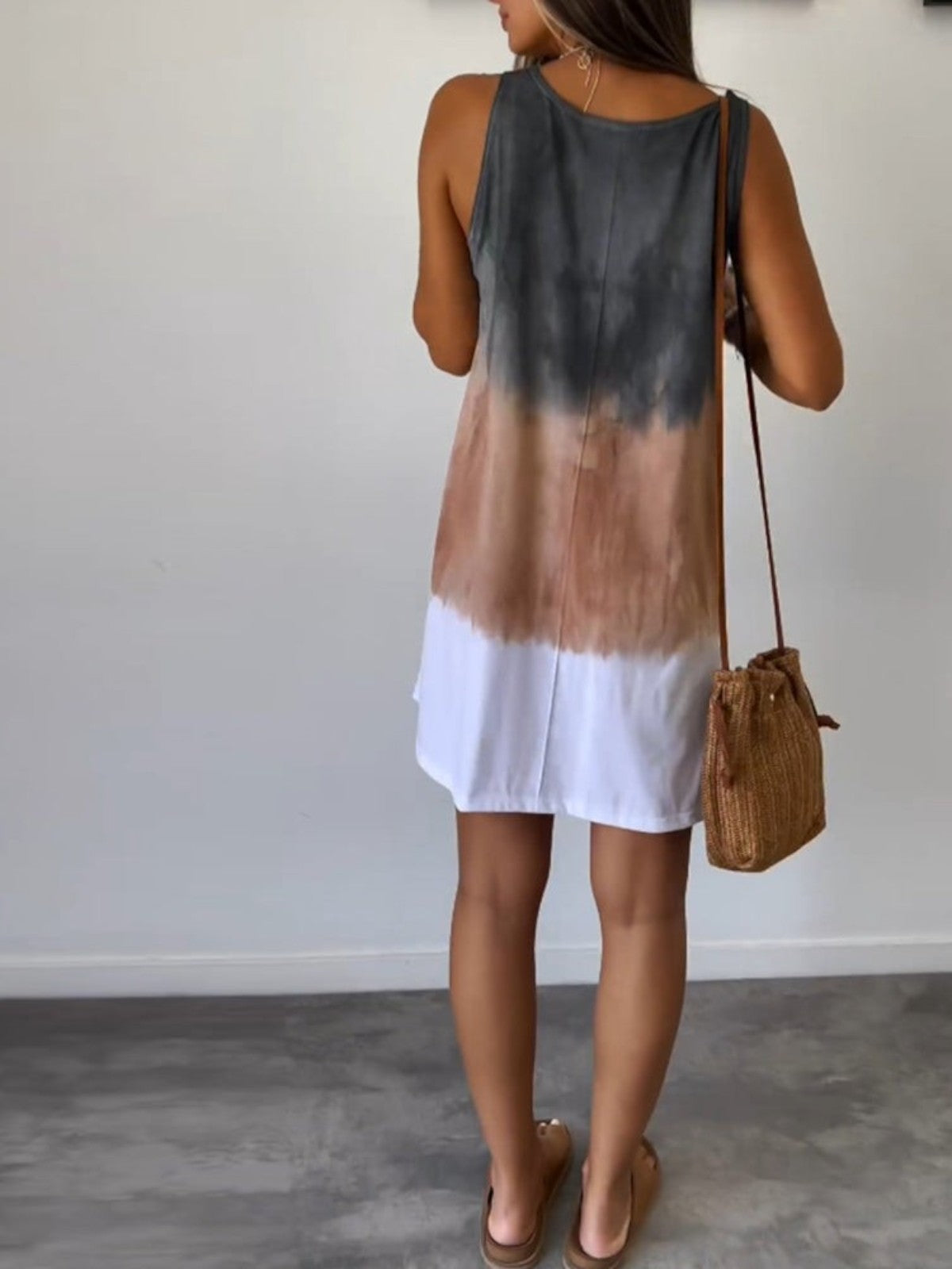 Josie Gradient Tie-Dye Mini Dress