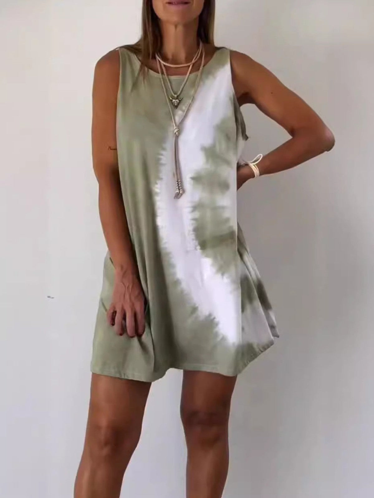 Josie Gradient Tie-Dye Mini Dress