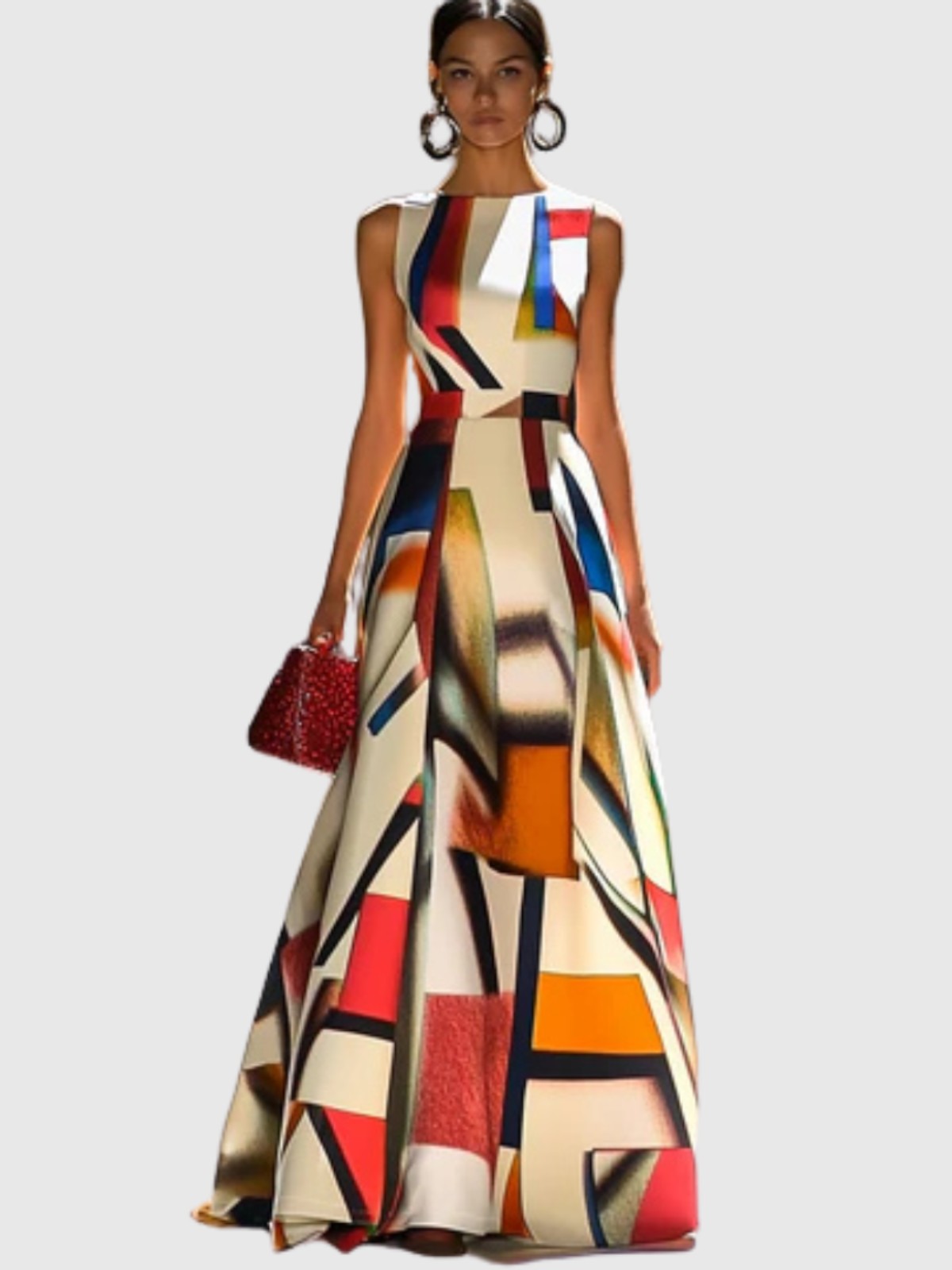 Mira Striped Tube Top Maxi Dress