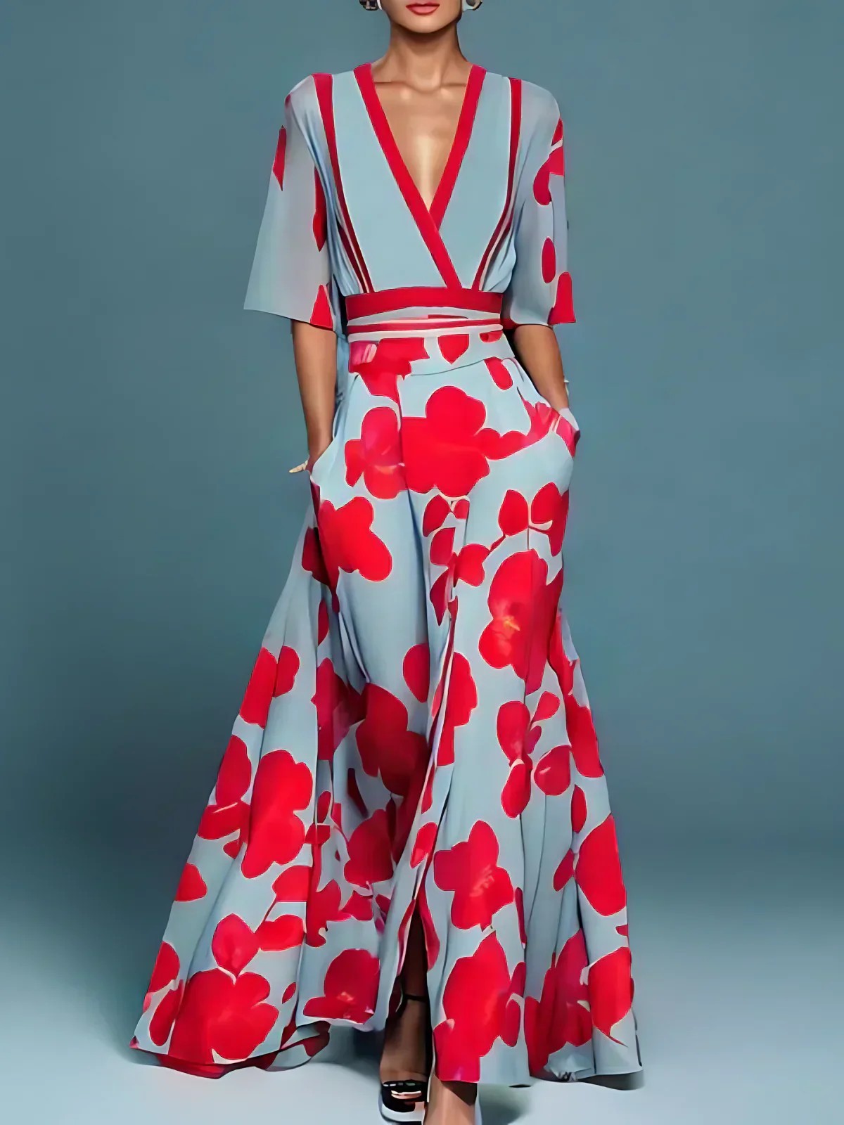Amira Milano Design Sleeved Dress