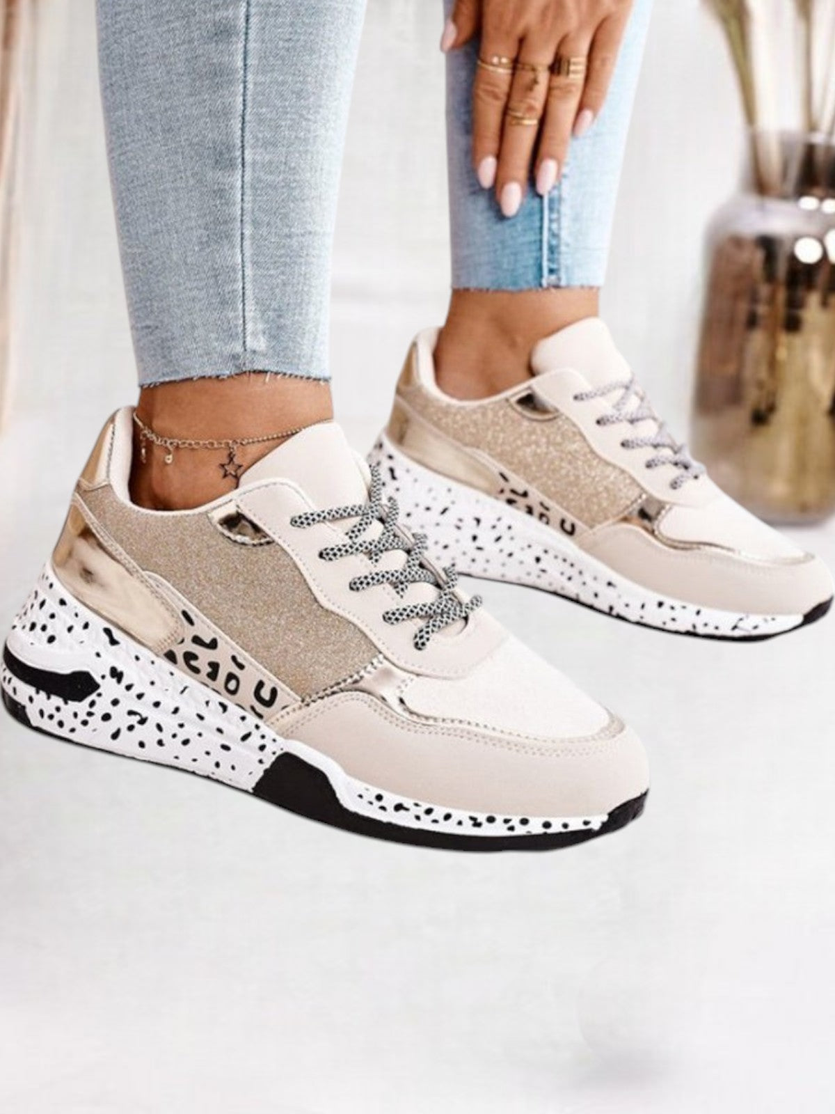 Faniza Leopard Wild Sneakers