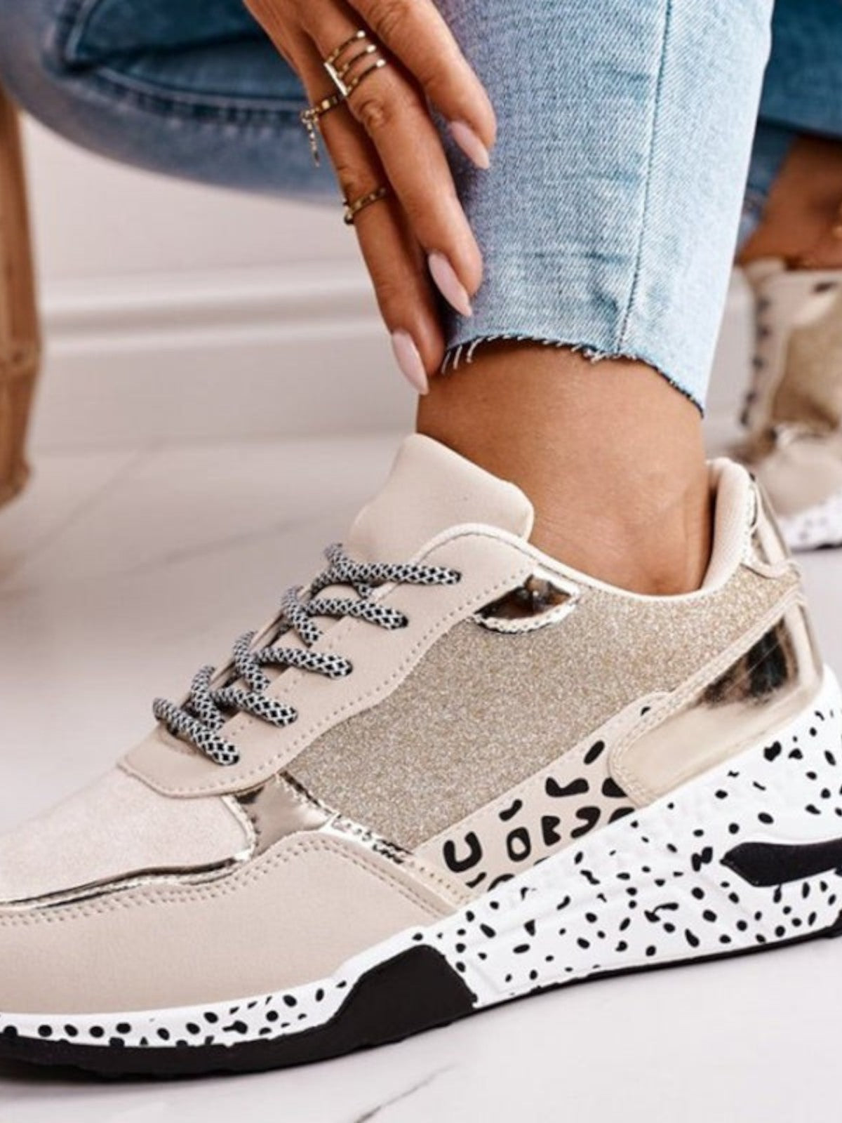 Faniza Leopard Wild Sneakers