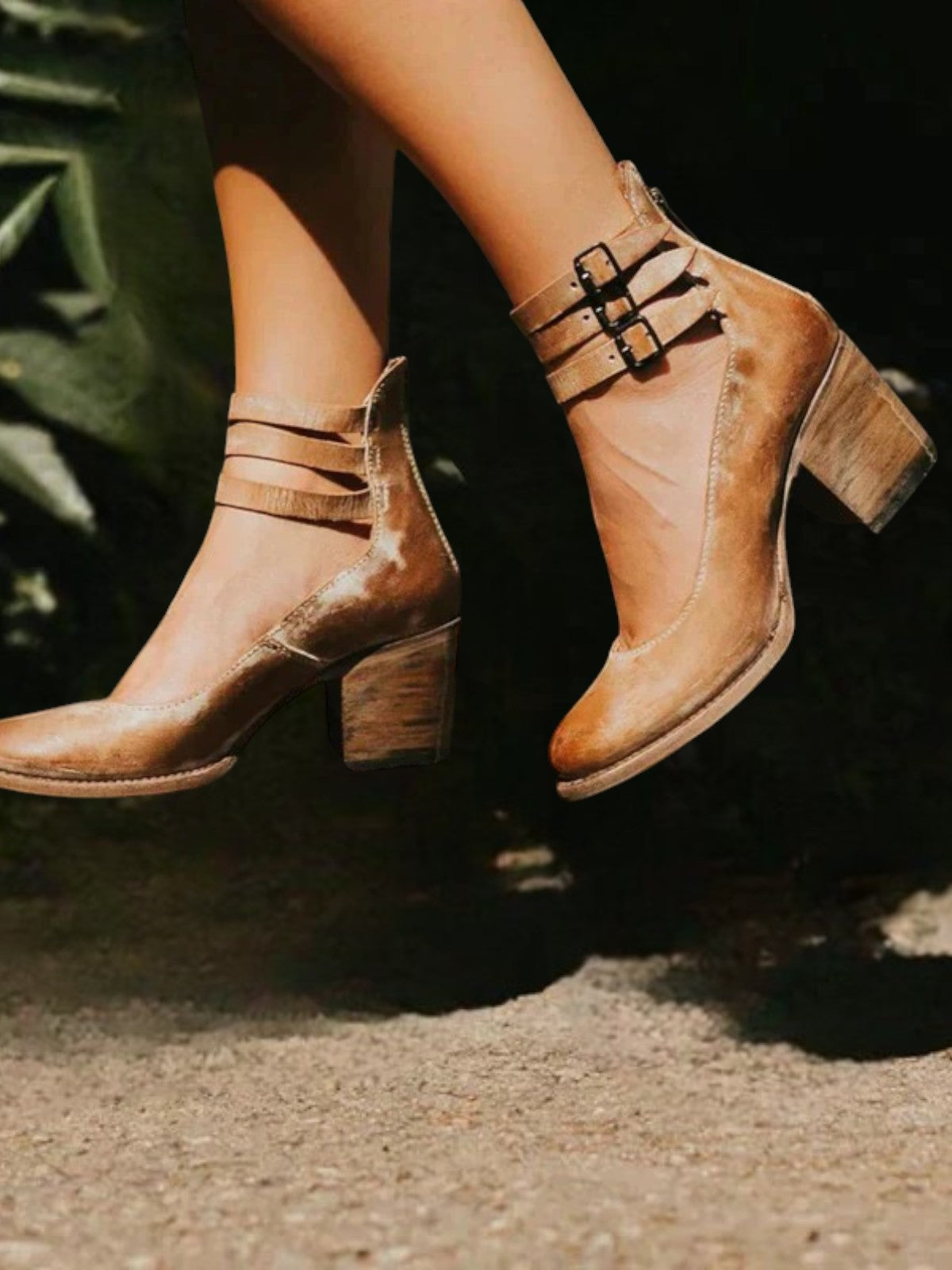 Flira Elegant Ankle Strap Pump Shoes