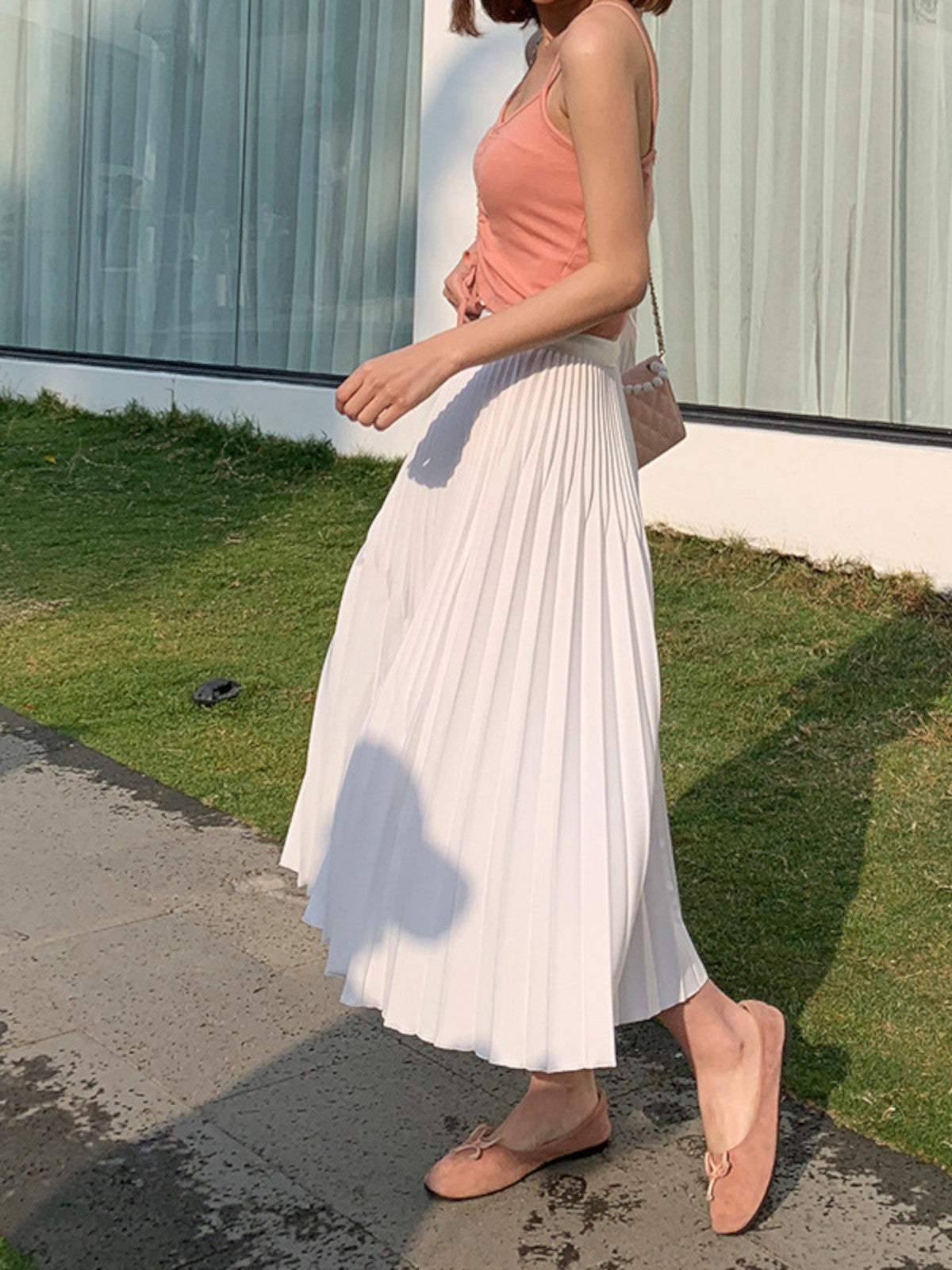 Amelia Classic A-Line Pleated Skirt