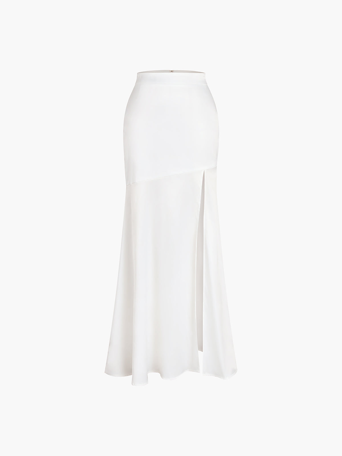 Fiora Patchwork Side Split Maxi Skirt