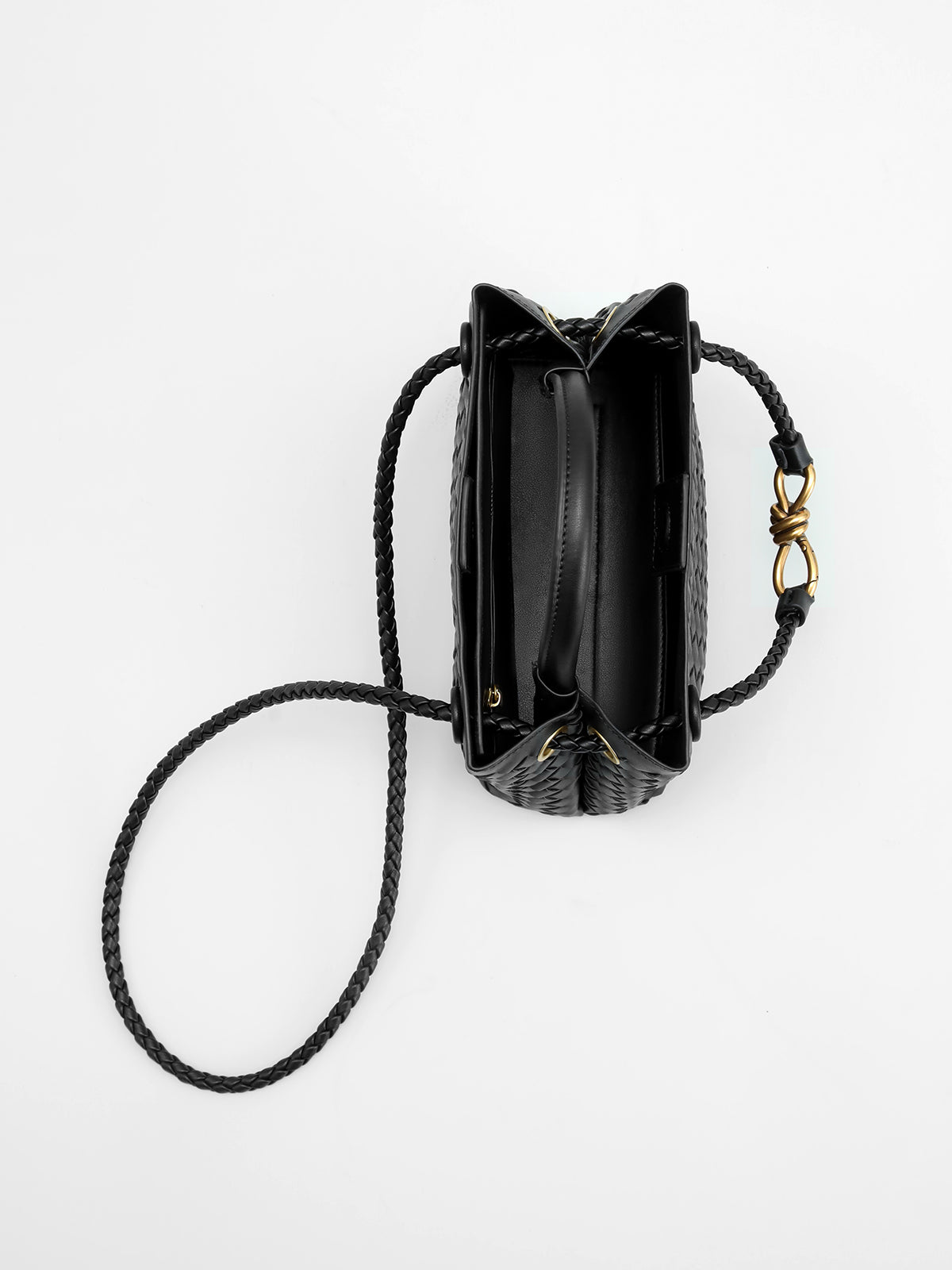 Arden Metal Twist-Handle Bag