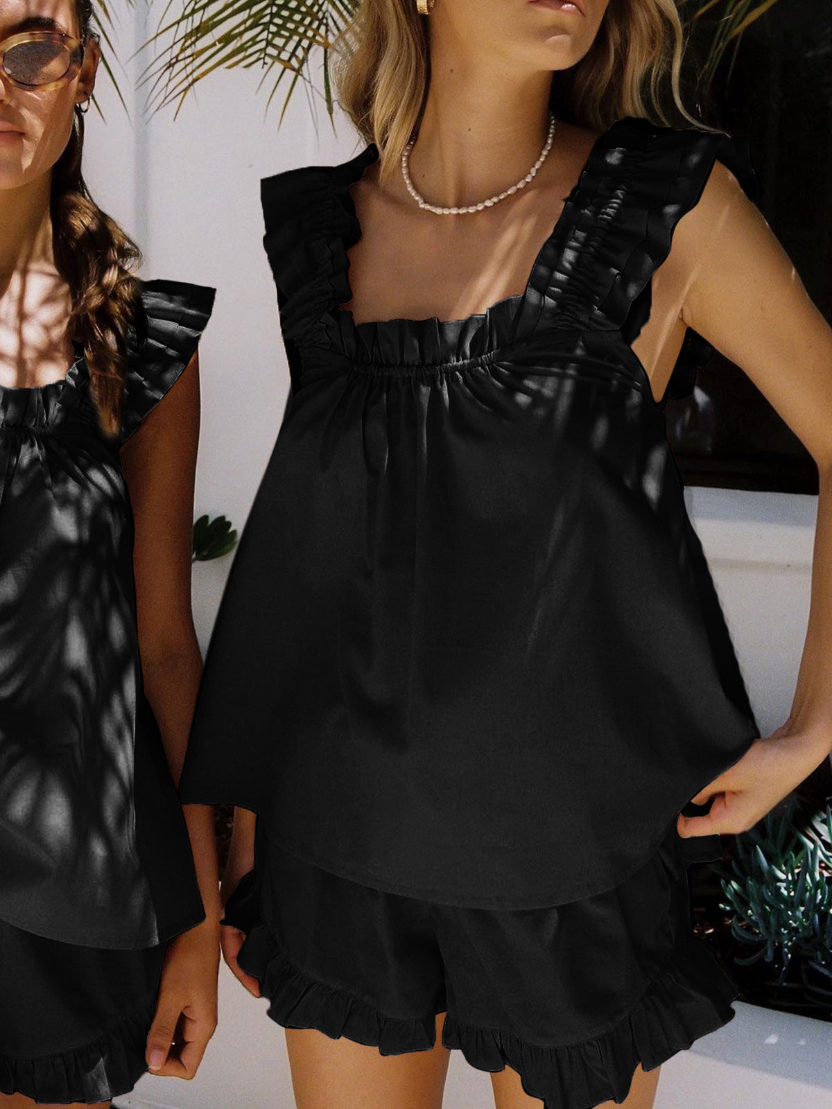 Elena Ruffle Lounge Set