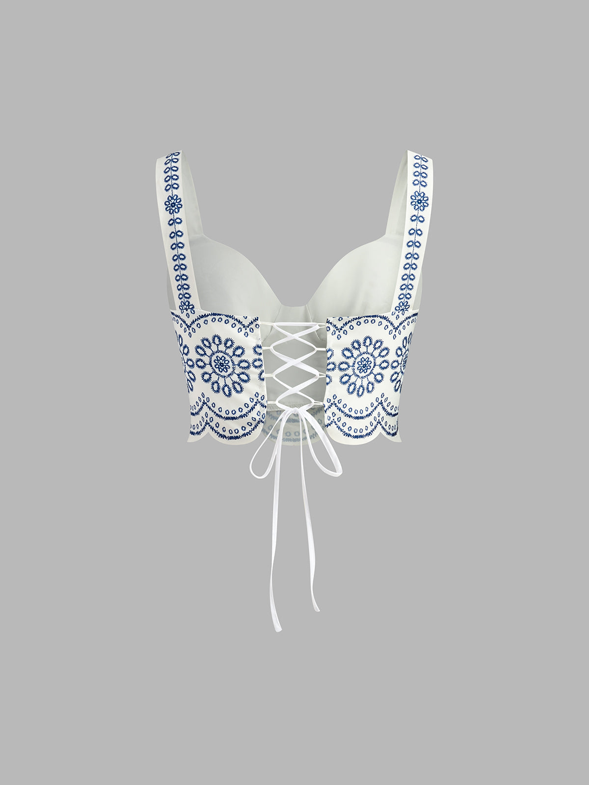 Zina Printed Sleeveless Tie Back Skirt Set