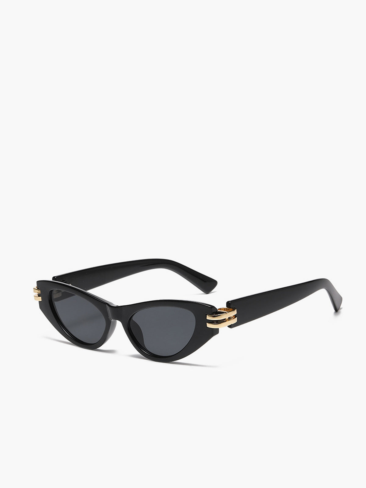 Elara Cat Eye Black Sunglasses
