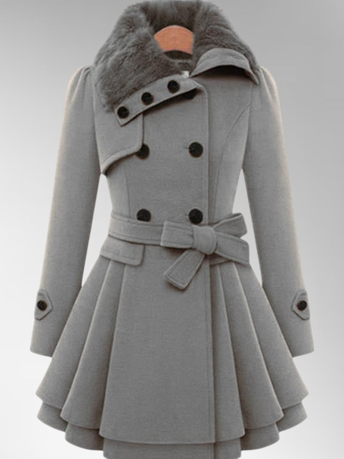 Evelyn Wool Blend Comfort Coat