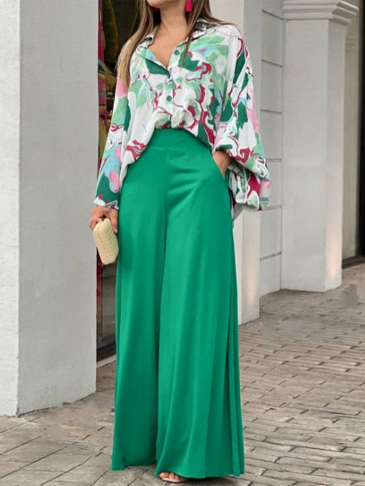 Lina Floral Two-Piece Set