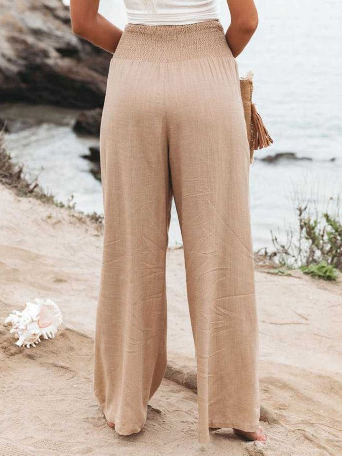 Lina Wide-Leg Trousers