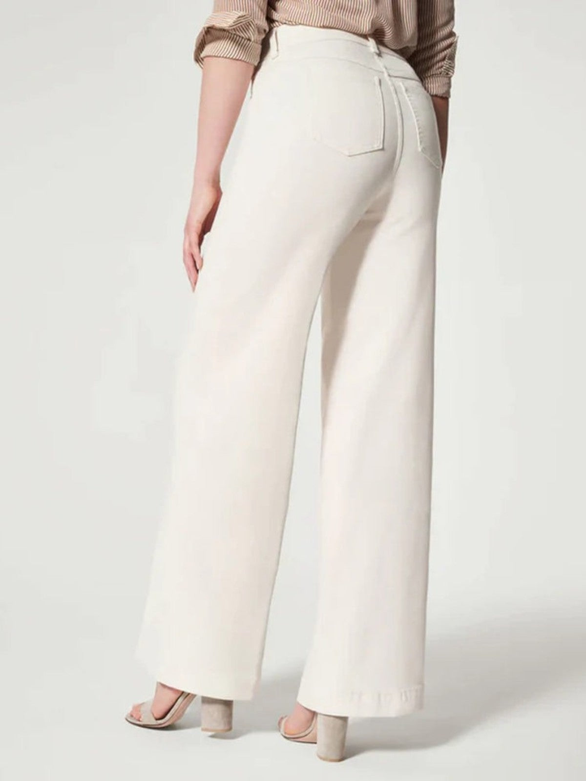 Isla Pull-On Wide-Leg Jeans