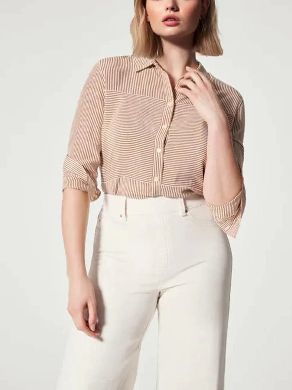 Isla Pull-On Wide-Leg Jeans