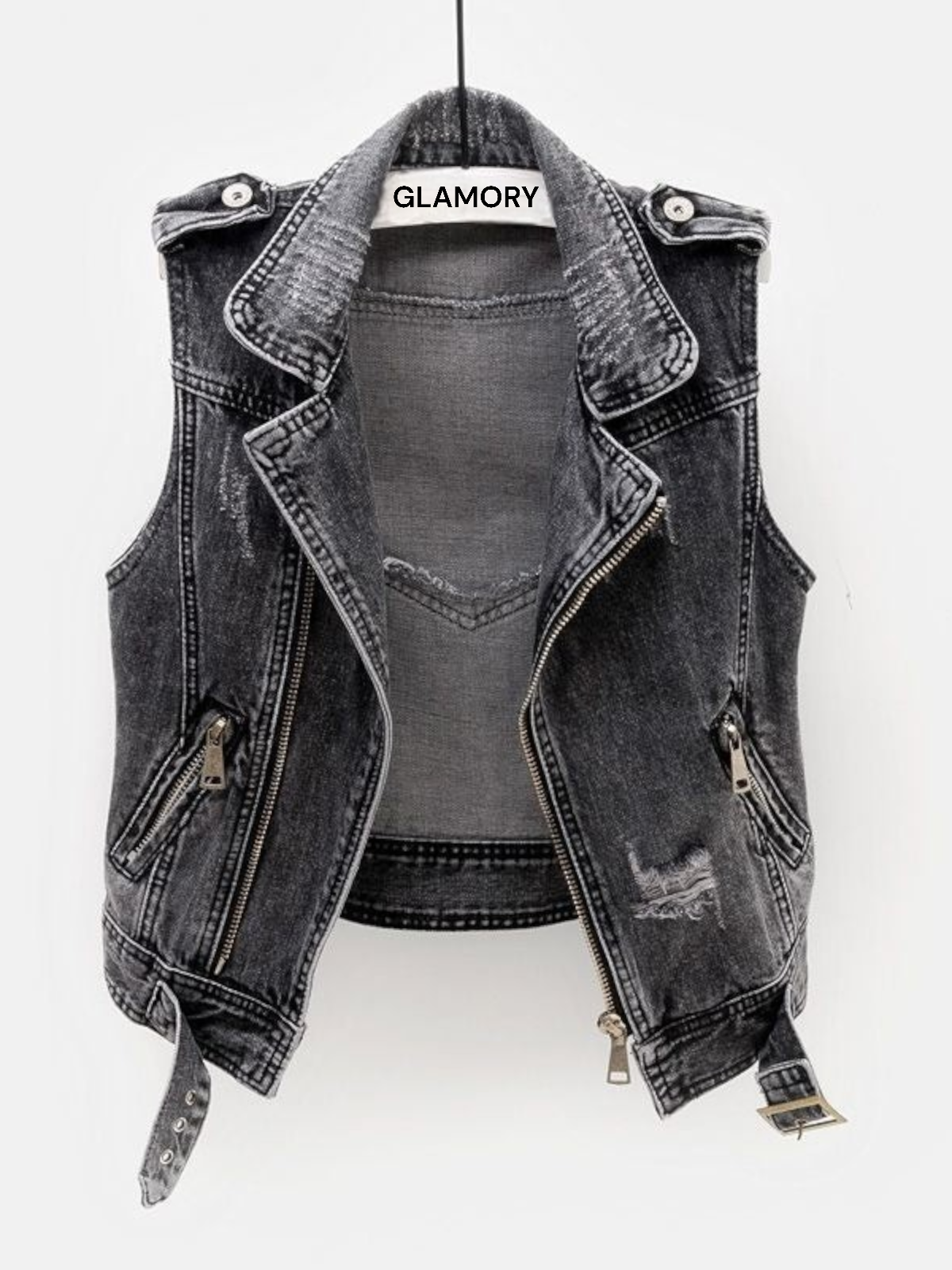 Elise Classic Denim WaistCoat