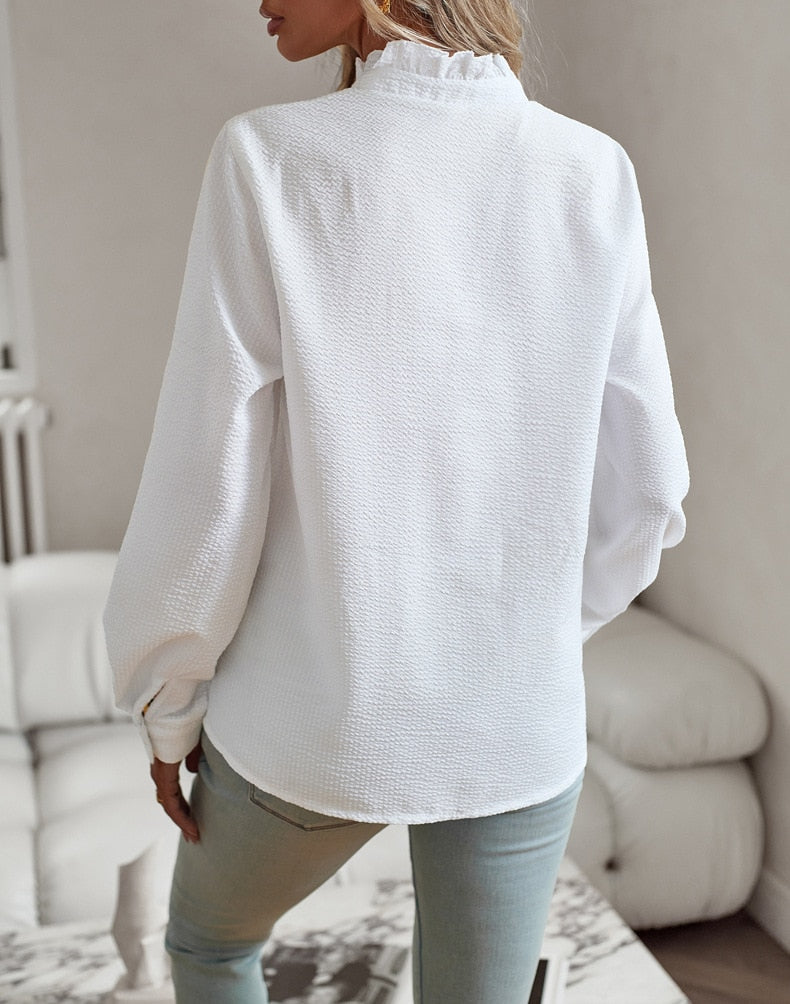 Elena Button-Down Blouse