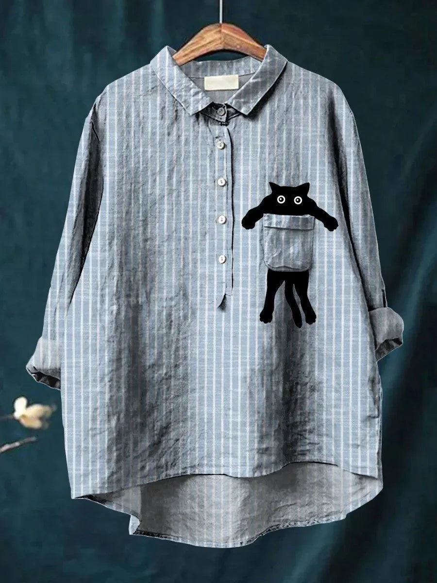 Isla Cat Pocket Shirt