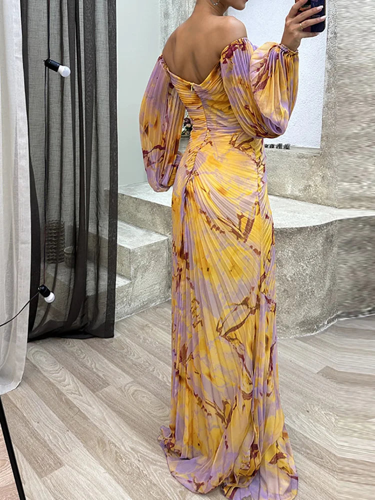 Amara Elegant V-Neck Dress