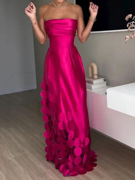 Claudia Long Sheath Circle Dress