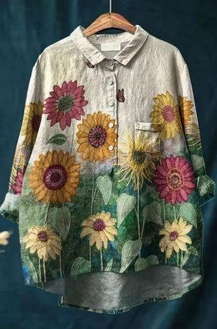 Amara Floral Button-Down Shirt