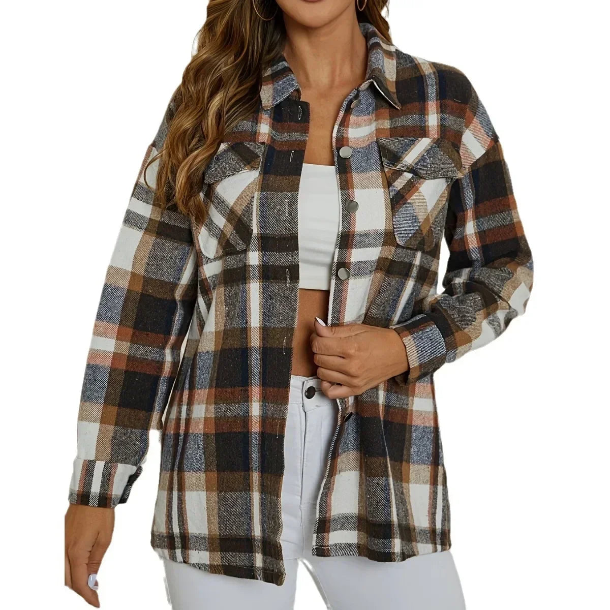 Lina Checkered Button Shirt