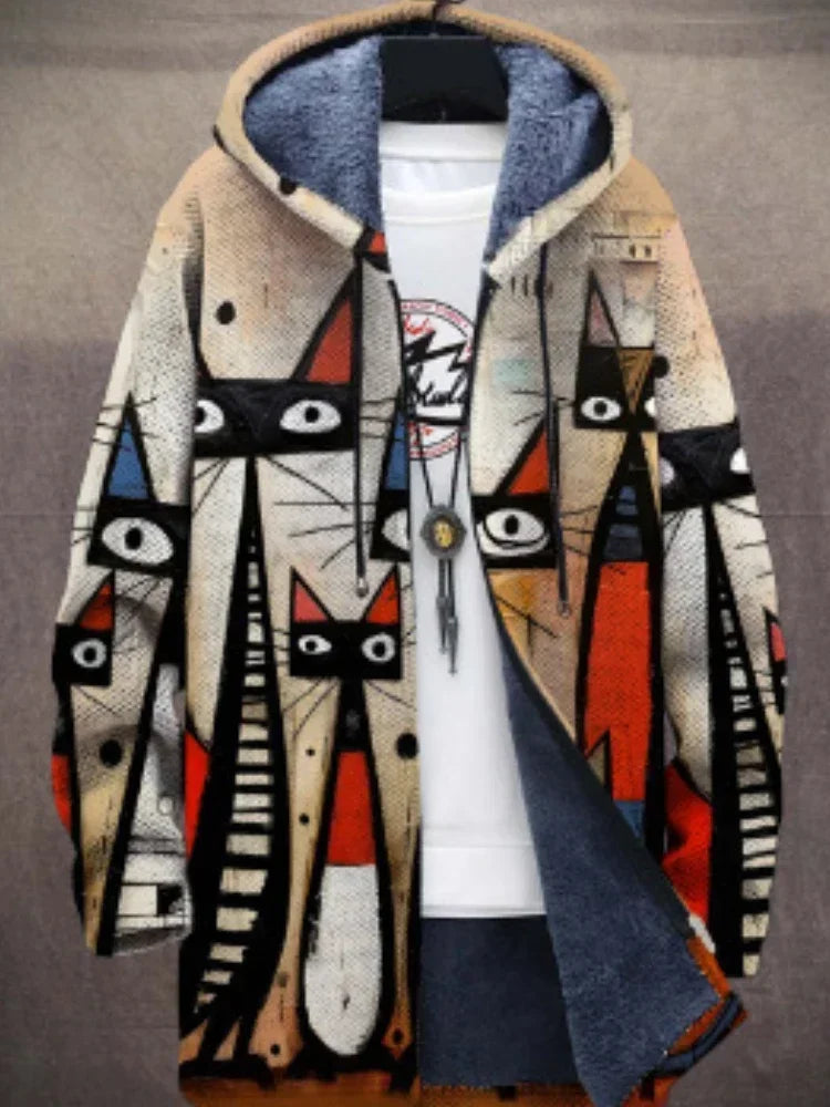 Livia Artistic Print Jacket