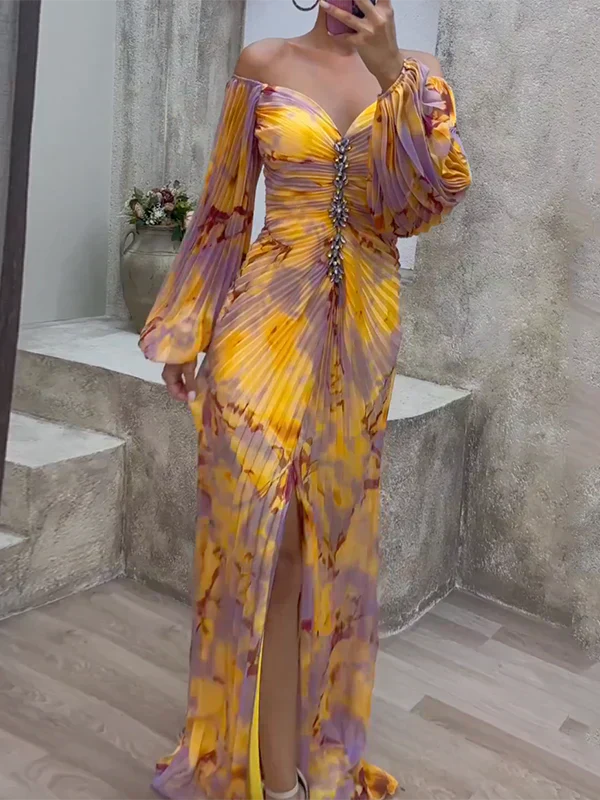 Amara Elegant V-Neck Dress