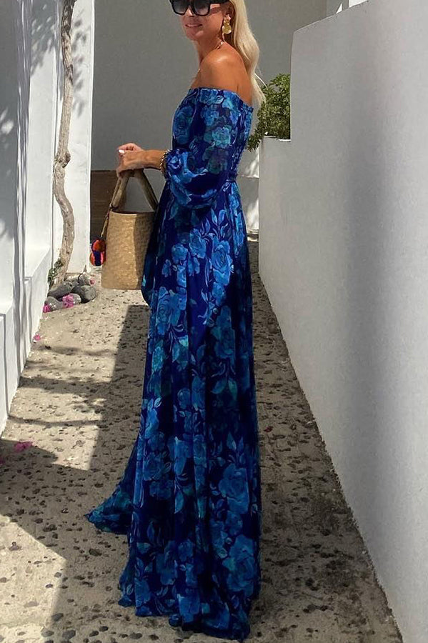 Serena Floral Off-Shoulder Maxi Dress