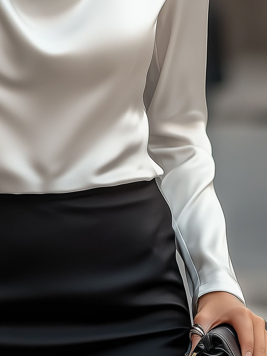 Clara Draped Neckline Top