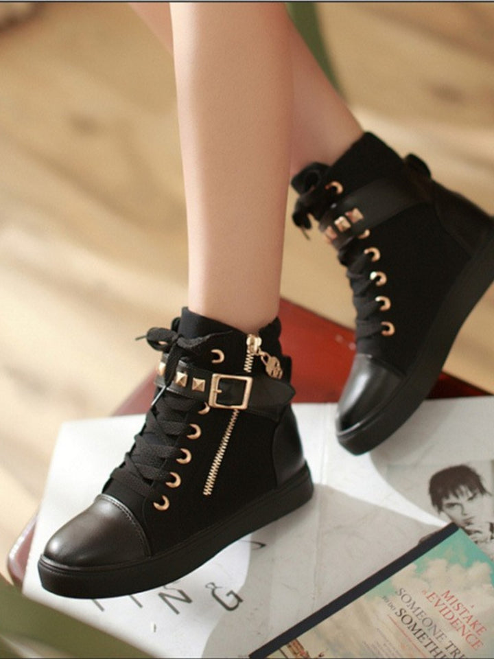 Celeste High-Top Platform Sneakers