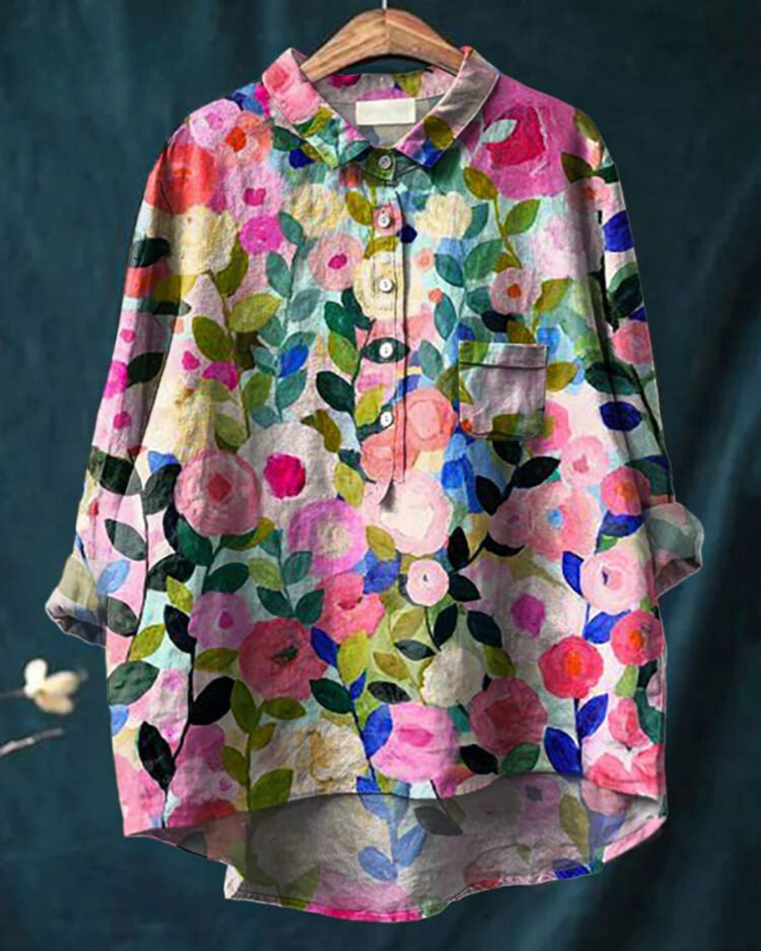 Elara Floral Print Blouse