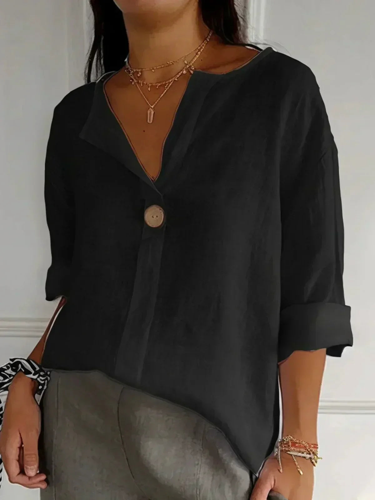 Isla V-Neck Blouse