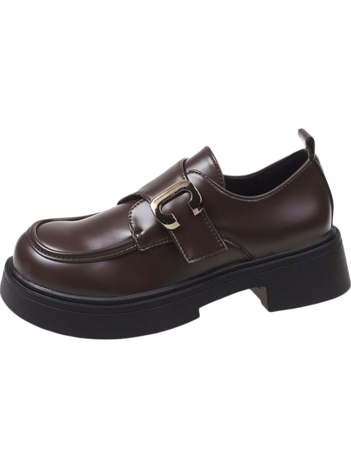 Oxford Platform Mary Jane Loafers