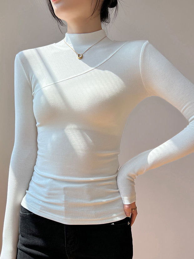 Celeste Long Mock Neck Top