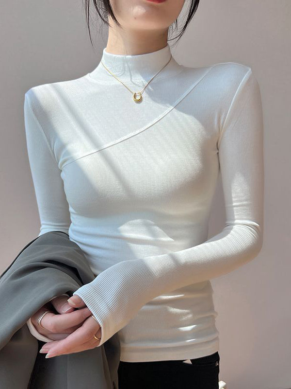 Celeste Long Mock Neck Top