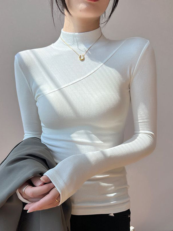 Celeste Mock Neck Long Sleeve Top