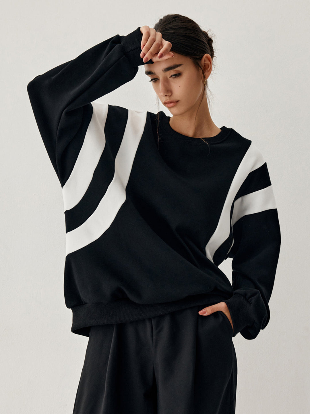 Kiana Side Panel Oversized Sweatshirt