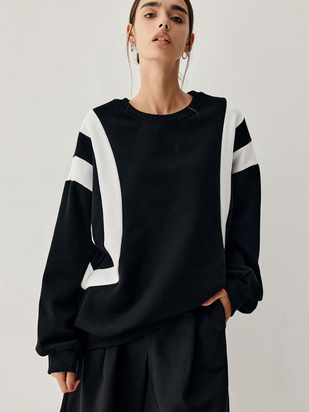 Kiana Side Panel Oversized Sweatshirt