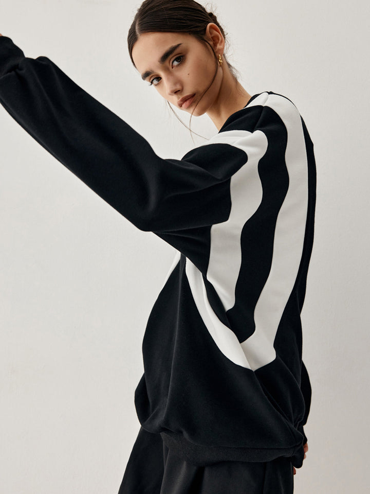 Kiana Side Panel Oversized Sweatshirt