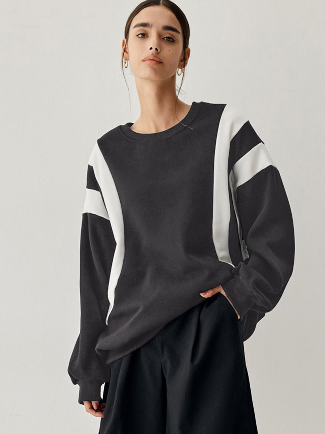 Kiana Side Panel Oversized Sweatshirt