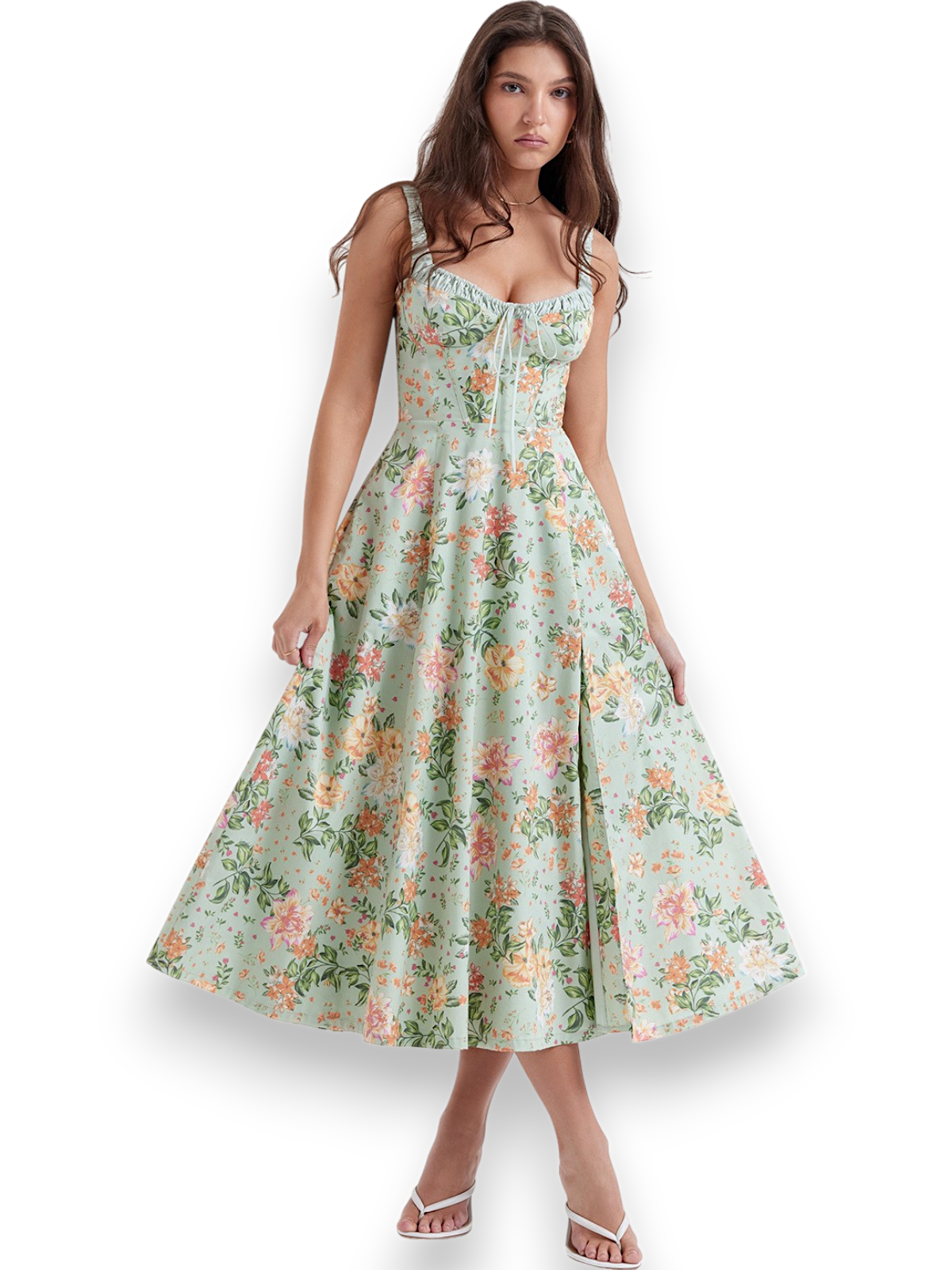 Lira Florence Vintage Floral Maxi Dress