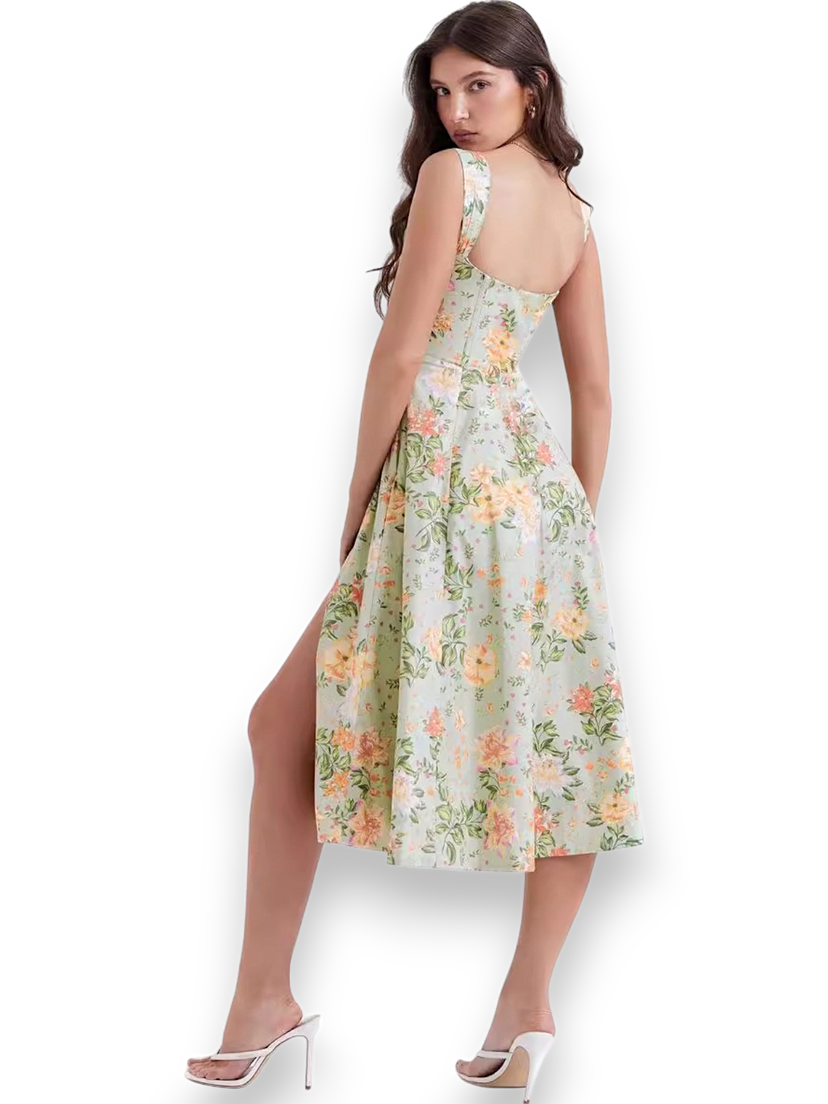 Lira Florence Vintage Floral Maxi Dress